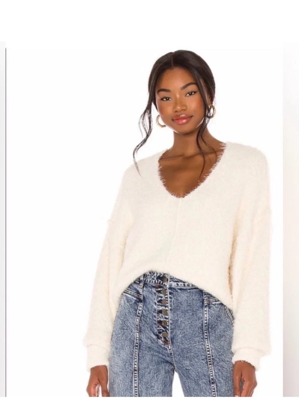 Free People Fuzzy Pullover